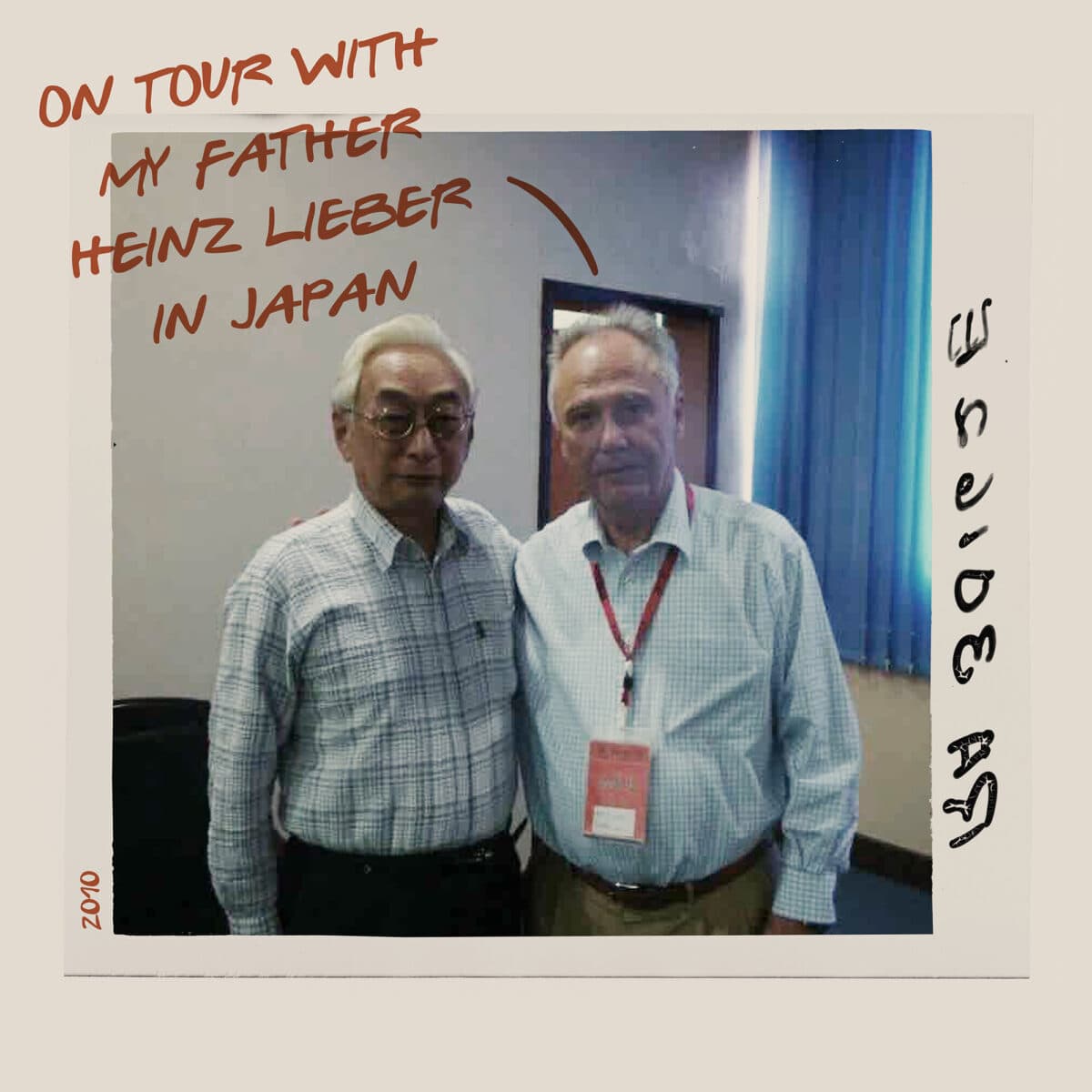 On tour with my father Heinz Leiber in Japan, 2010