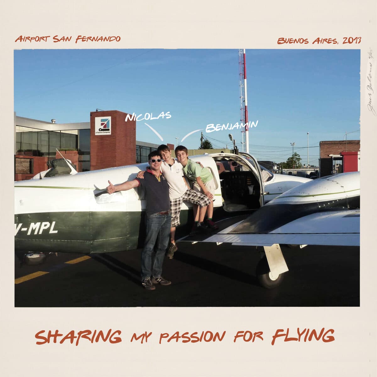 Sharing my passion for flying, Airport San Fernando, Buenos Aires 2013